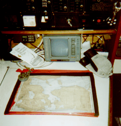 Chartpak at the nav station